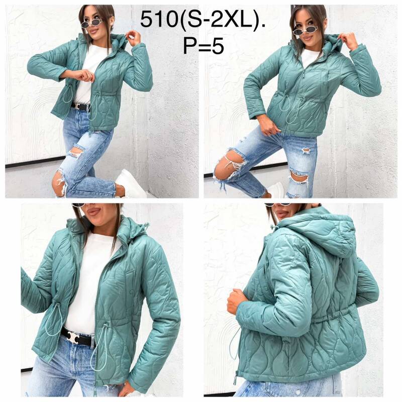 Kurtki damskie cienki Roz S-2XL ,1 Kolor Paczka 5 szt